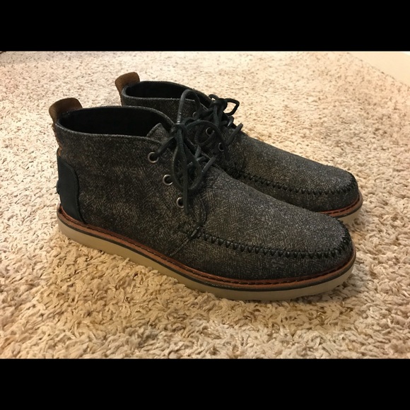 toms brushed wool chukka boot